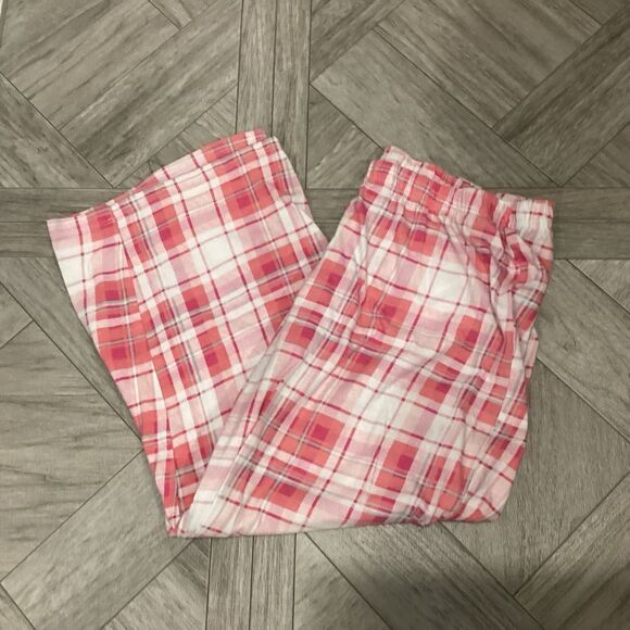 NWOT. Kim Rogers Women’s Size M 2 Pc. Pink Plaid PJ Set - Picture 11 of 15